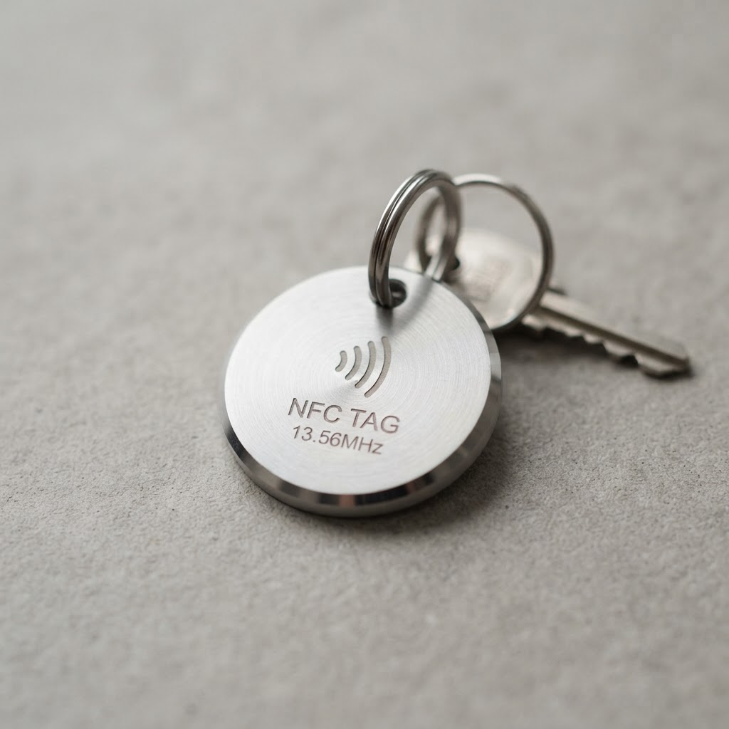 NFC-Keychain Alu